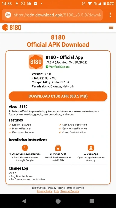 Panduan Unduh dan Instal APK 8180 untuk Android