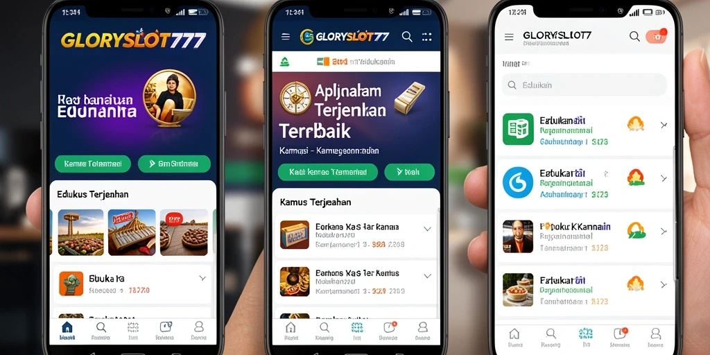 Antarmuka <strong>GLORYSLOT777</strong> yang ramah pengguna untuk Kamus Terjemahan.