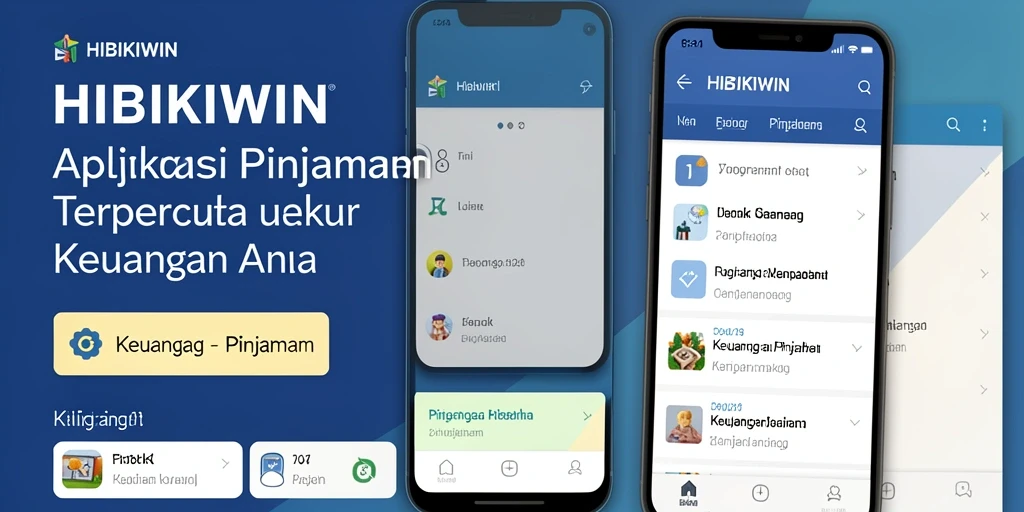 Tampilan antarmuka HIBIKIWIN yang sederhana dan fungsional.
