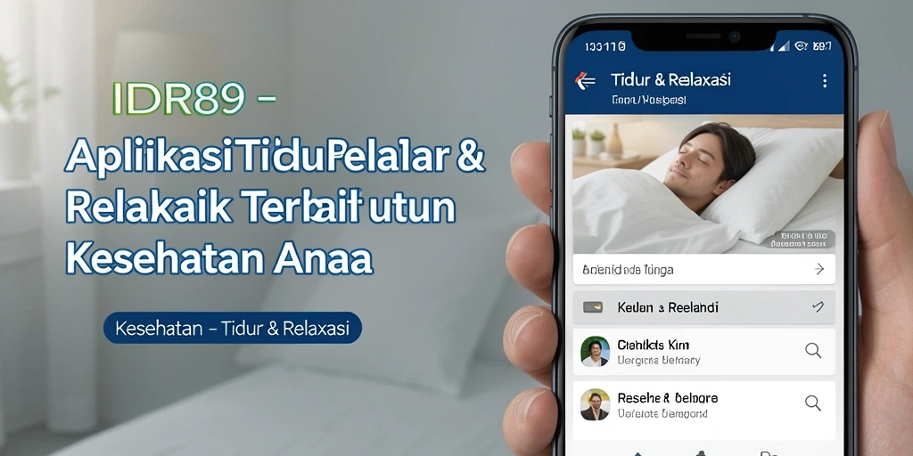 Tampilan antarmuka IDR89 yang intuitif dan menarik.