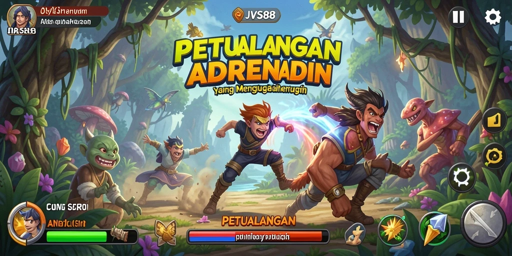 Tampilan antarmuka permainan JVS88 yang menarik dan interaktif.