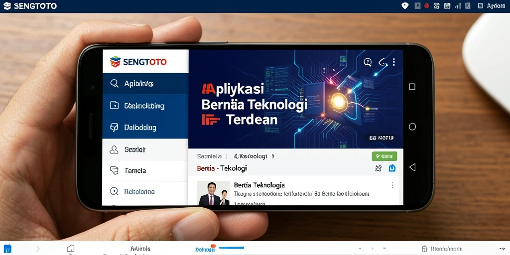 Antarmuka SENGTOTO yang simpel dan informatif.