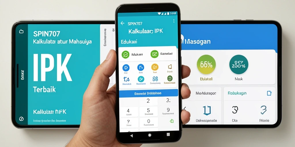 Tampilan antarmuka SPIN707 yang ramah pengguna untuk kalkulasi IPK.
